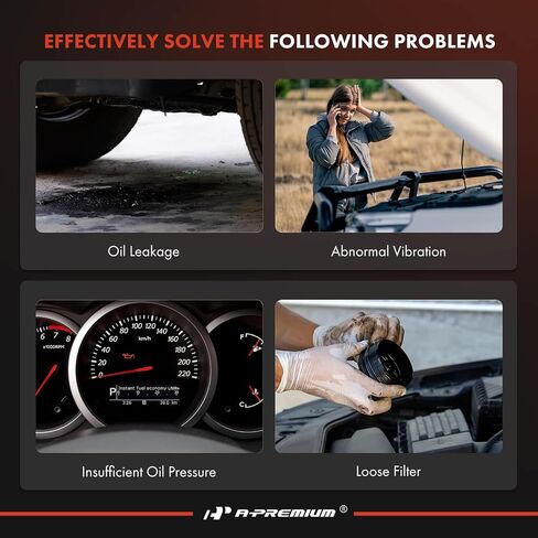 A-Premium Engine Filter Filter Cap Cover Cover متوافق مع Land Rover Range Rover 2010-2022 ، Range Rover Sport 2010-2022 ، LR4 2010-2016 ، Discovery ، Defender 110 ، Defender 90 ، 3.0L 5.0L in Saudi Arabia
