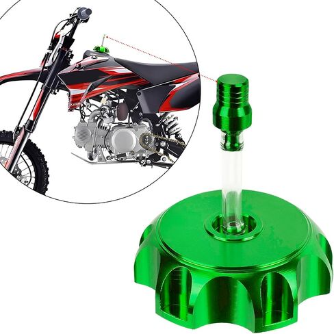 Psler Dirt Bike Gas Cap - CNC Aluminium مع SSR 125 110 Apollo RFZ 125CC لـ 50cc 70cc 90cc 110cc 125cc 140cc 150cc in Saudi Arabia