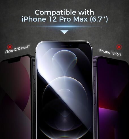 Magic John 3rd Gen تم ترقيته لـ iPhone 16 Pro Max Screen Protector 6.9 Inch ، HD Clear ، Film مقسّنات عازلة ، تلقائيًا ، خالٍ من الفقاعات ، التثبيت السهل ، 2 حزمة in Kuwait