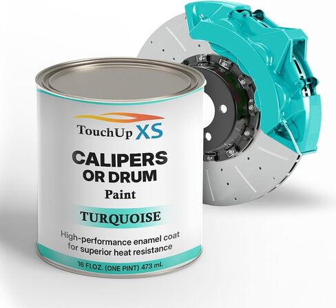 TouchupXS-High Temp Brake Calipers/Drums Enamel Coat 1K Turquoise-Pint in Saudi Arabia