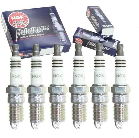6 pc NGK Iridium IX Spark Plugs compatible with Ford Ranger 3.0L 4.0L V6 1997-2004 in Saudi Arabia
