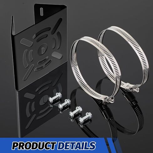 3 Pcs Universal Vertical Pole Mount for Security Camera Wall Mounting Bracket with 6 Loops Solid Metal Pole Mounting Bracket for CCTV Camera Indoor Outdoor Solar Panel LED Wall/Stage Light in Kuwait