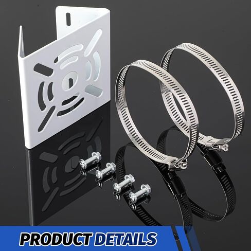 3 Pcs Universal Vertical Pole Mount for Security Camera Wall Mounting Bracket with 6 Loops Solid Metal Pole Mounting Bracket for CCTV Camera Indoor Outdoor Solar Panel LED Wall/Stage Light in Saudi Arabia
