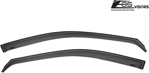 Replacement for 2013-2018 Lexus ES-Series | EOS Visors in-Channel Style Smoke Tinted JDM Side Window Vents Rain Guard Deflectors ES300H ES350 in Saudi Arabia