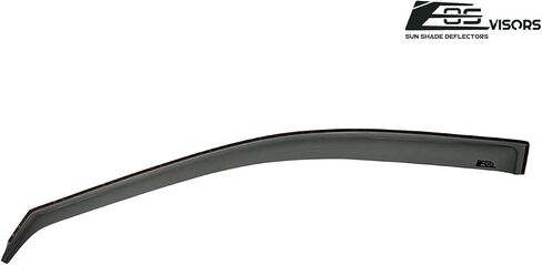 Replacement for 2013-2018 Lexus ES-Series | EOS Visors in-Channel Style Smoke Tinted JDM Side Window Vents Rain Guard Deflectors ES300H ES350 in Saudi Arabia