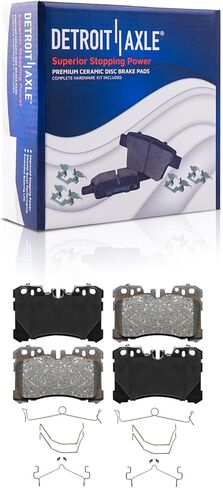 Detroit Axle - Front Brake Kit for Lexus Ls460, Disc Brake Rotors Ceramic Brake Pads 2007 2008 2009 2010 2011 2012 2013 2016 2017 Replacement in Saudi Arabia