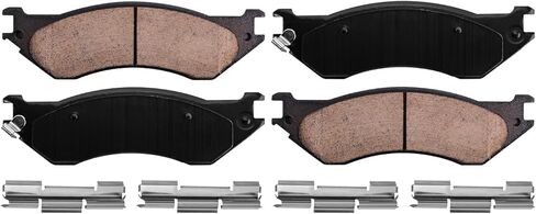 Detroit Axle - مجموعة الفرامل الخلفية لعام 2001 2002 Dodge RAM 2500 3500 قرص فرامل دوارات منصات الفرامل السيراميك مع استبدال الأجهزة in Saudi Arabia