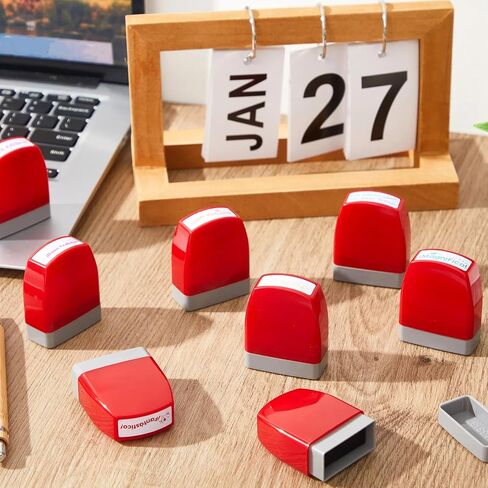 Qilery 8 Pcs Teacher Stamp Spanish Teacher Grading Stamp Gifts Rubber Self Inking Motivation Teacher Stamps for School Spanish Classroom Grading Stamp School Prizes in Kuwait