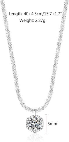 Birthstone Necklace for Women 925 Sterling Silver Glitter Bling Green CZ Pendant Necklace Dainty Crystal Choker Necklaces Collarbone Chain Bridal Wedding Jewelry for Lover in Kuwait