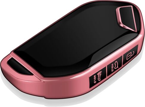 Tukellen for Kia Key Fob ، واقي غطاء Case Case Sofer الخاص بـ TPU متوافق مع 2023 2024 Telluride EV5 Remote 5-Buttons Smart Key ، Key Shell (Pink) in Saudi Arabia