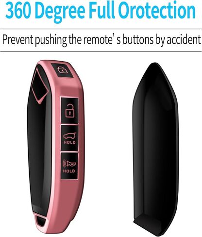 Tukellen for Kia Key Fob ، واقي غطاء Case Case Sofer الخاص بـ TPU متوافق مع 2023 2024 Telluride EV5 Remote 5-Buttons Smart Key ، Key Shell (Pink) in Saudi Arabia