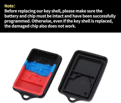 X AutoHaux Key Shell Case Unsible Entry Key Breemplication fob for Ford Expedition 2003-2010 for Lincoln Navigator 2003-2010 5 buttons cwtwb1u551 in Kuwait