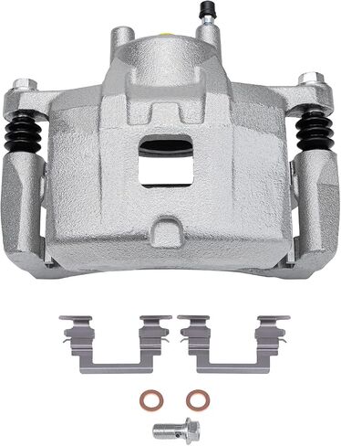 Detroit Axle - Front and Rear Brake Calipers w/Bracket Kit Replacement for Chrysler 200 Sebring Dodge Avenger Caliber - 4pc Set in Saudi Arabia