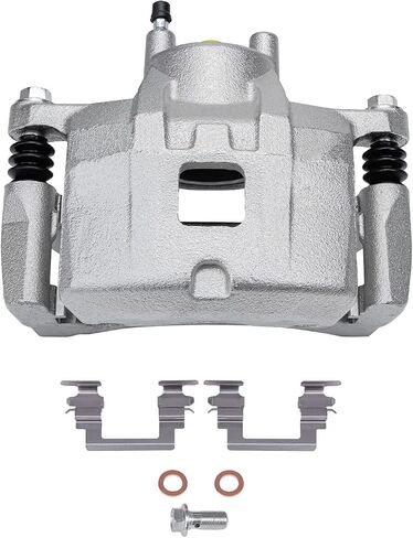 Detroit Axle - Front and Rear Brake Calipers w/Bracket Kit Replacement for Chrysler 200 Sebring Dodge Avenger Caliber - 4pc Set in Saudi Arabia