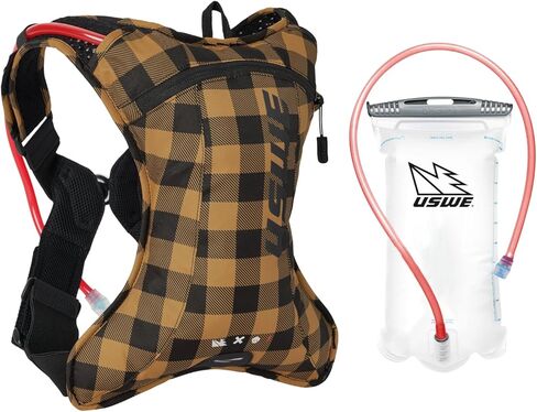 حزمة ترطيب USWE Outlander XC ، الجري ، حقيبة الظهر ترطيب المشي لمسافات طويلة مع المثانة المائية (1.5 لتر/50 أوقية) ، Hydropack للرجال والنساء ، معدات ومعدات حقيبة الظهر لركوب الدراجات ، MTB in Kuwait