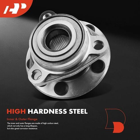 A-Premium 2 X Bront Wheel Bearing and Hub Assembly مع 5-Lug متوافق مع شيفروليه و Cadillac & Buick & Oldsmobile & Pontiac-1984-2005-Skyhawk ، Somerset ، Cimarron ، Tempest in Saudi Arabia
