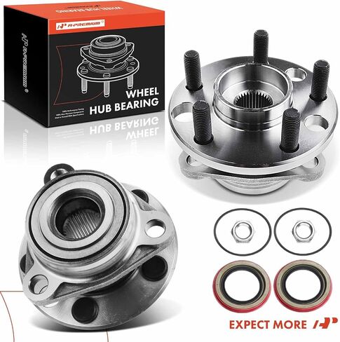 A-Premium 2 X Bront Wheel Bearing and Hub Assembly مع 5-Lug متوافق مع شيفروليه و Cadillac & Buick & Oldsmobile & Pontiac-1984-2005-Skyhawk ، Somerset ، Cimarron ، Tempest in Saudi Arabia