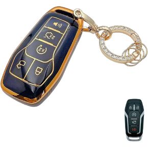 لغطاء مفتاح شيفروليه مع مجموعة حماية TPU الناعمة السوداء للسلسلة الرئيسية لعام 2016-2021 Chevy Exhinox Malibu Camaro Cruze Blazer Travers in Kuwait