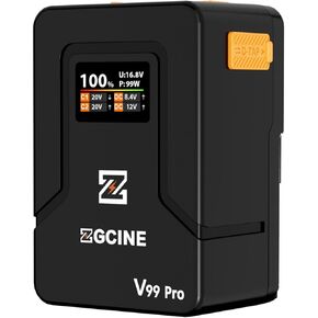 Zgcine ZG-V99Pro V-Mount Battery Orange in Kuwait