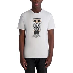 KARL LAGERFELD Men's Short Sleeve Crewneck Karl Graphic Design T-Shirt in Saudi Arabia