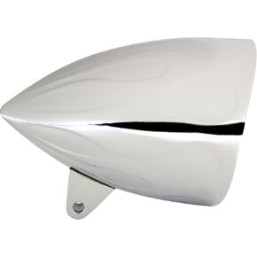 adgrure HB54211 5-3/4 "مشتعلة Chrome Sunset Boulevard Style Sleek Motorcycle Ducket مع حاجب in Kuwait