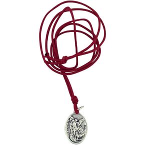 St. Michael Saint Medal Necklace | Comes with Cord and Prayer Card for Confirmation | Christian Jewelry in Saudi Arabia