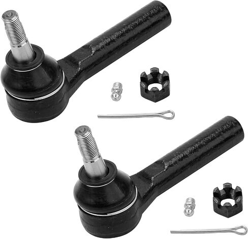 Detroit Axle-RODS 2PC TIE RODS لـ 04-08 Chrysler Pacifica ، 05-07 Town & Country Dodge Grand Caravan ، 2 Tie Rod Ends 2004 2005 2007 2007 in Saudi Arabia