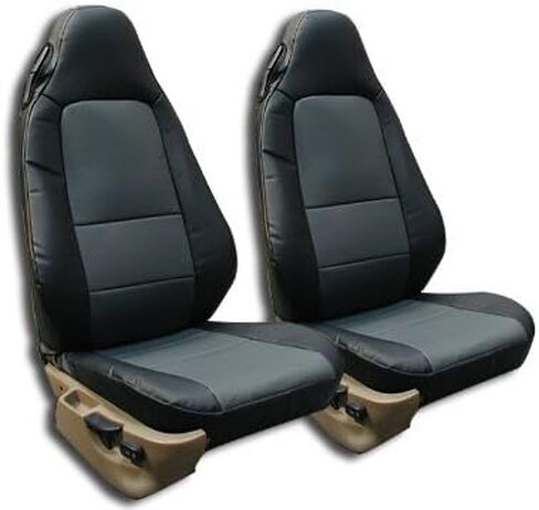 Iggee Designed for BMW Z3 (Not M Series) Artificial Leather Custom Original fit 2 Front seat Covers Pair (Beige) in Kuwait