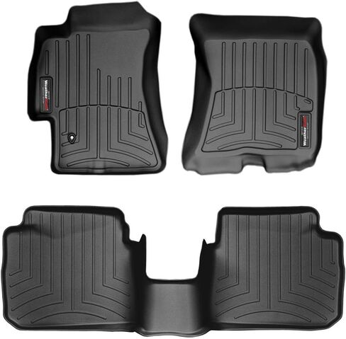 Weathertech مخصص FIRELLONERS لـ Subaru Legacy ، Outback-الصف الأول والثاني (44083-1-2) ، أسود in Saudi Arabia