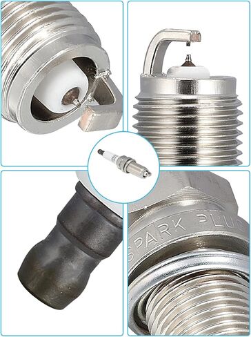XP5325 4469 Spark Plug Double Iridium 4PCS (2.0L 2.4L 2.7L) 2000-2020 For Toyota Highlander Camry RAV4,For Jeep Cherokee,For Hyundai Tucson Kia Forte,For Nissan,For Suzuki,For Dodge Dart & more in Saudi Arabia