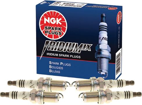 NGK Set of 4 Iridium IX Spark Plugs For Chevy Honda Hyundai Infiniti Kia Mazda in Saudi Arabia