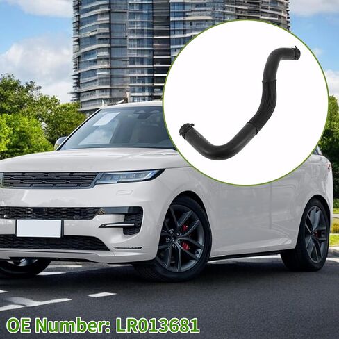 No.LR013681 Radiator Hose for Land Rover LR4 5.0L V8 2010-2013 Good Sealing Black Upper Coolant Water Hose Rubber 1 Pc in Saudi Arabia