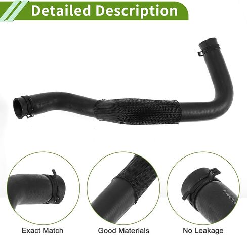 No.LR013681 Radiator Hose for Land Rover LR4 5.0L V8 2010-2013 Good Sealing Black Upper Coolant Water Hose Rubber 1 Pc in Saudi Arabia