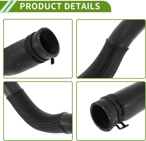No.LR013681 Radiator Hose for Land Rover LR4 5.0L V8 2010-2013 Good Sealing Black Upper Coolant Water Hose Rubber 1 Pc in Saudi Arabia