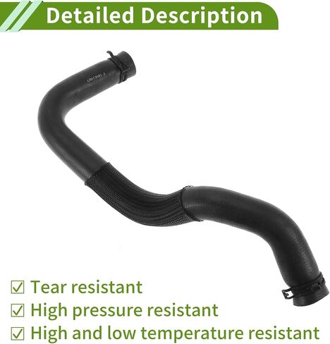 No.LR013681 Radiator Hose for Land Rover LR4 5.0L V8 2010-2013 Good Sealing Black Upper Coolant Water Hose Rubber 1 Pc in Saudi Arabia