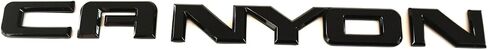 1Pc Canyon Emblem Front Side Door Rear Liftgate Tailgate Nameplate Logo 3D Badge Sticker 22900425 Decorate Replacement for Canyon (Chrome) in Kuwait