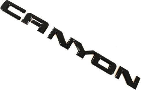 1Pc Canyon Emblem Front Side Door Rear Liftgate Tailgate Nameplate Logo 3D Badge Sticker 22900425 Decorate Replacement for Canyon (Chrome) in Kuwait