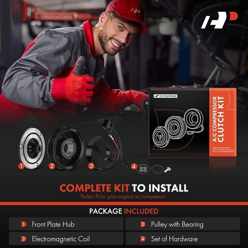 A-Premium Air Complementer AC Kit Kit Clutch Accuts متوافقة مع Hyundai Tucson 2014 2015 2.0L in Saudi Arabia