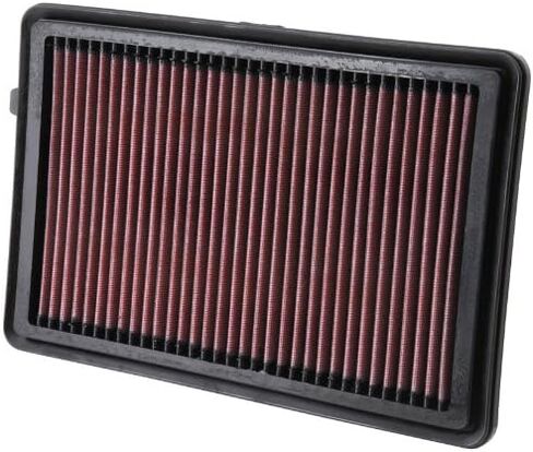 K&N High-Flow Original Lifetime Engine Air Filter: Increase Power: Premium, Washable: Compatible with 2013-2018 Acura: RDX, 33-2489 in Kuwait