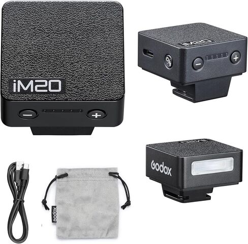فلاش كاميرا Godox IM20 ، Mini Flash Speedlite ، 440 وميض كامل القوة ، الليثيوم المدمج لفوجي ، سوني نيكون ، كاميرا كانون ، أبيض اللون in Saudi Arabia