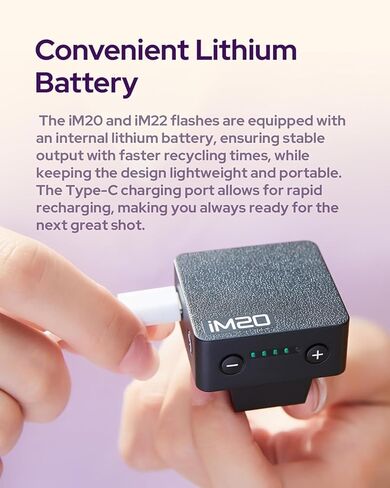فلاش كاميرا Godox IM20 ، Mini Flash Speedlite ، 440 وميض كامل القوة ، الليثيوم المدمج لفوجي ، سوني نيكون ، كاميرا كانون ، أبيض اللون in Saudi Arabia