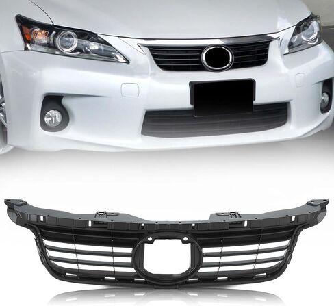 Karpal Front Grille Grille Assembly Dark Gray متوافق مع 2011 2012 2013 Lexus CT200H ، بديل لـ 5311176900 LX1200139 in Saudi Arabia