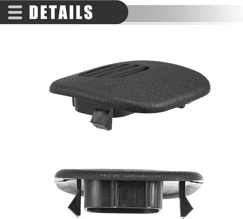 Motoforti Air Temp Sensor Cover ، Grille Center Vent Dash ، لشيفروليه كورفيت 5.7L 1997-2004 ، البلاستيك ، 10268306 ، أسود in Saudi Arabia