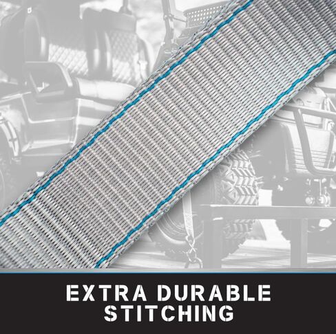 Tie Down 1 inch x 15 ft Grey Ratchet Strap, 4-Pack Kit - 1823 lbs. Breaking Load Limit in Saudi Arabia