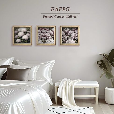 EAFPG الهلام المحكم إنهاء فنية الجدار الخمر للحمام ، طباعة نبات الكوبية الخدود لغرفة المعيشة ، غرفة نوم ومطبخ ، لوحات زهرية للمكتب ، ديكور الجدار النباتي ، 8 "× 8" in Saudi Arabia