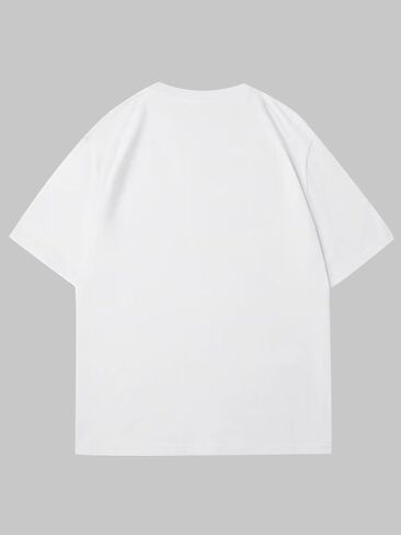 Verdusa Men's Camo Letter Graphic Tees Short Sleeve Summer T Shirt Daily Streetwear in Saudi Arabia