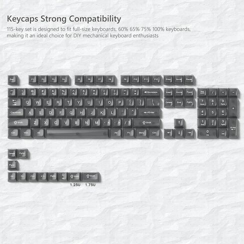 Womier Keyboard Keycaps Clear, Pink Keycaps 60 65 75 100 Percent, Transparent Jelly Cute Custom Key Cap Set for Cherry MX, Kailh, Outemu, Gateron Mechanical Keyboards(MDA Profile) in Saudi Arabia