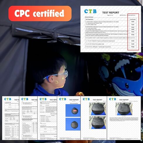 خيمة حسية للأطفال الذين يعانون من شهادة CPC - الزاوية الحسية الهادئة تساعد التوحد ، اضطراب فرط الحركة ونقص الانتباه ، الأطفال SPD الاسترخاء ، تقليل القلق - ألعاب خيمة Protable Protable Blackout Play Add Windows in Kuwait