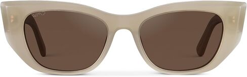 Wearme Pro-النظارات الشمسية المستقطبة للسيدات ، إطار خلات العين ، العدسات المستطيلة ، مفصلات متينة 5 برميل ، مصقول يدويًا in Kuwait
