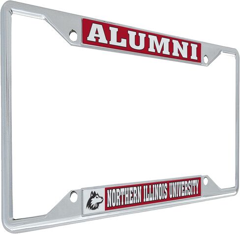 Desert Cactus Northern Illinois University Car Accessories Huskies Metal License Plate Frame and Tag Holder for Front or Rear of Car (Alumni) in Saudi Arabia